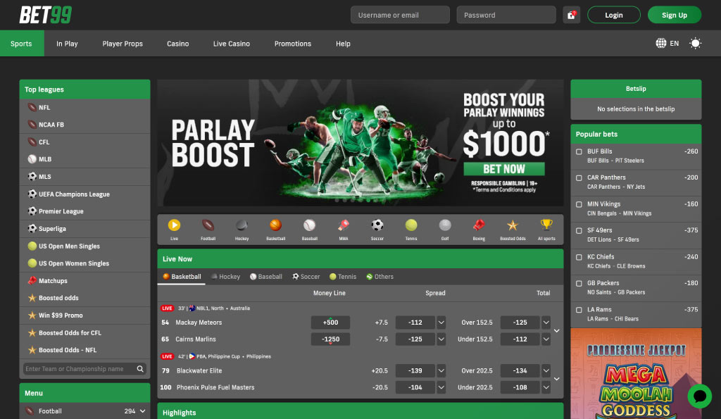 BET99 - online casino and betting platform